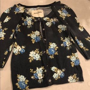 Abercrombie kids Floral blouse